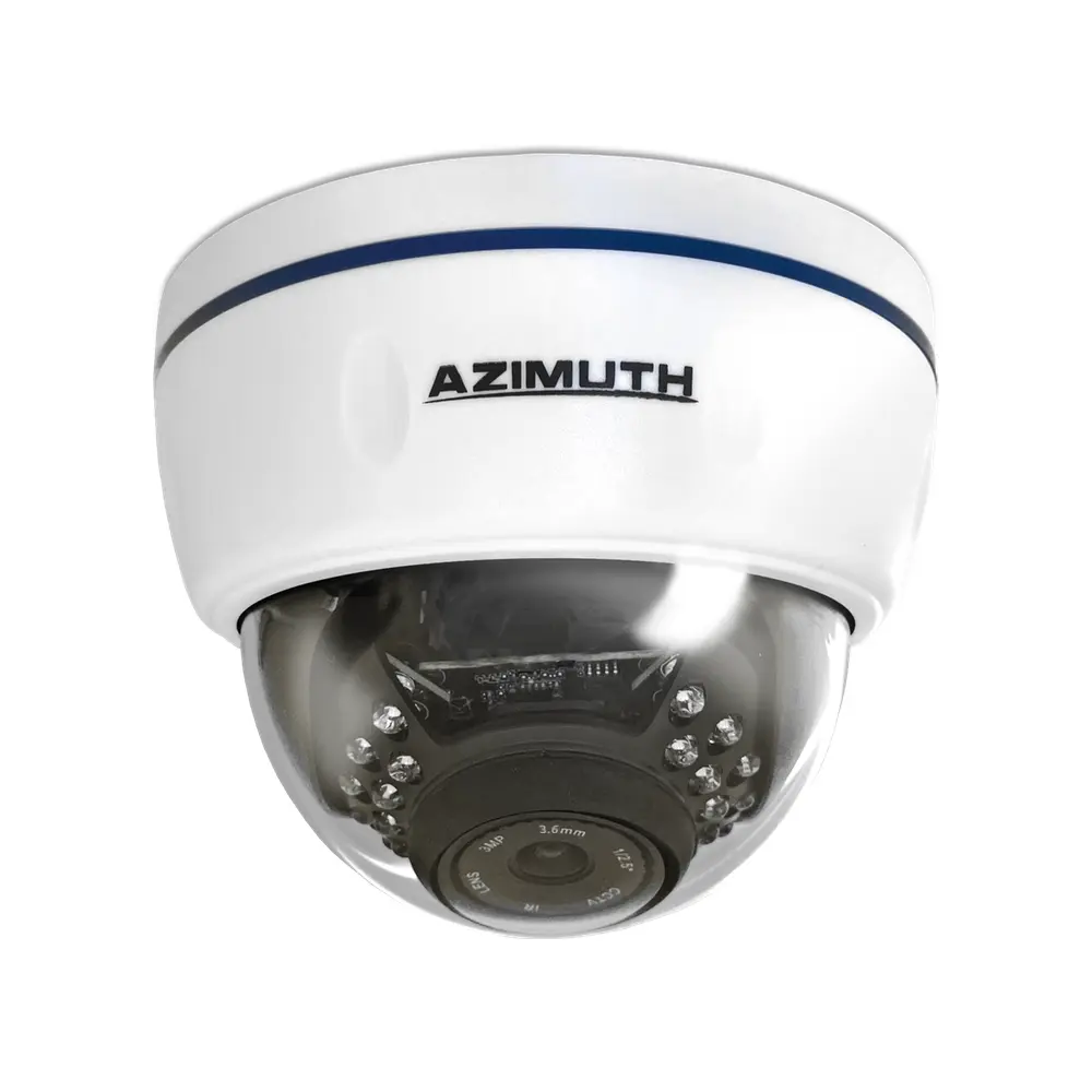 купольная ip камера видеонаблюдения азимут (azimuth) AZ221A-IPS 2мп poe